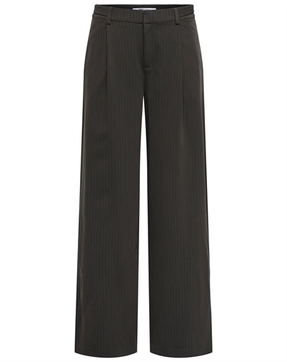 Only - OnlAlden Life Wide Bukser - Mole W. Pinstripe
